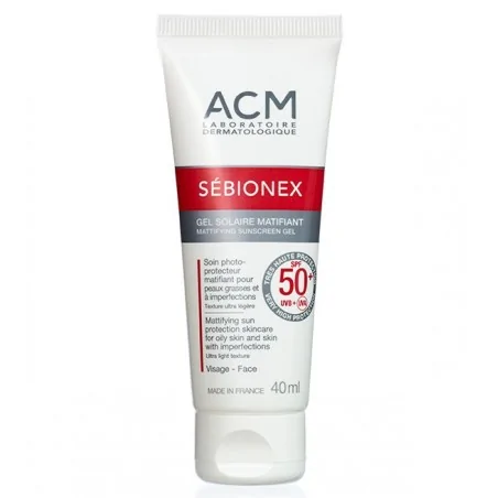 ACM SÉBIONEX SPF 50+ GEL SOLAIRE MATIFIANT 40ML