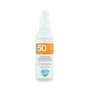 ALPHANOVA SPRAY SOLAIRE FAMILIAL HYPO SPF50 150g BIO