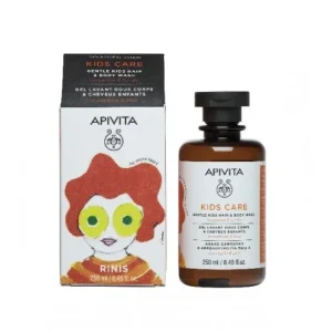 APIVITA GEL CHEVEUX & CORPS POUR ENFANTS MANDARINE/MIEL 250 ML