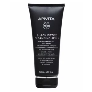 Apivita Gel Nettoyant Noir Visage & Yeux - 150ml