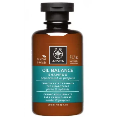 Apivita Shampoing Équilibrant Cheveux Gras 250 ml