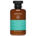Apivita Shampoing pour Racines Grasses et Pointes Sèches 250ml