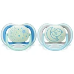 Avent Sucette Ultra Air Night 6-18 mois Garçon