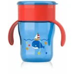 AVENT TASSE D'APPRENTISSAGE 9 MOIS + 260ML rouge SCF782