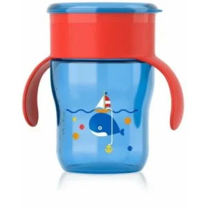 AVENT TASSE D'APPRENTISSAGE 9 MOIS + 260ML rouge SCF782