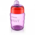 AVENT TASSE MAUVE SANS ANSES ROUGE 260 ML 12M+ FILLE - SCF553/03