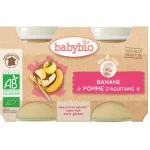 Babybio Banane Pomme d’Aquitaine 2X130G