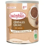 BABYBIO CÉRÉALES CACAO AVEC QUINOA 220G
