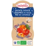 Babybio Bol Patate Douce Légumes du Soleil Riz de Camargue 2X220G
