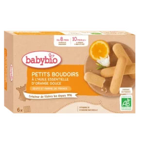 Babybio Petits Boudoirs à l’Huile Essentielle d’Orange Douce x6