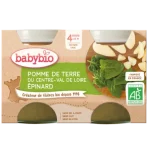 Babybio Pomme de Terre du Centre-Val de Loire Épinard 2X130G