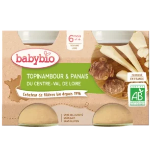 Babybio Topinambour & Panais du Centre-Val de Loire 2X130G