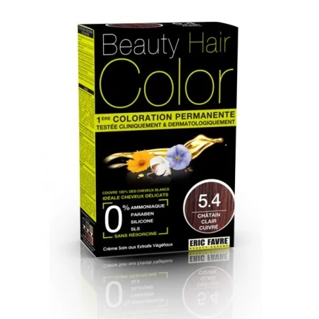 BEAUTY HAIR COLOR Châtain Clair Cuivré 5.4 - 160ml