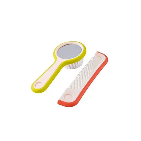 BEBE CONFORT BROSSE ET PEIGNE AVEC MIROIR - PB JAUNE