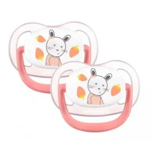 BÉBÉ CONFORT SUCETTES PHYSIO AIR CONF - 0/6 M - THE GARDENER ROSE ET JAUNE SIL X2 - 6891