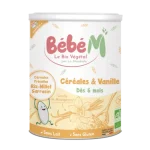 BÉBÉ M CÉRÉALES & VANILLE 400G (DÈS 6 MOIS)