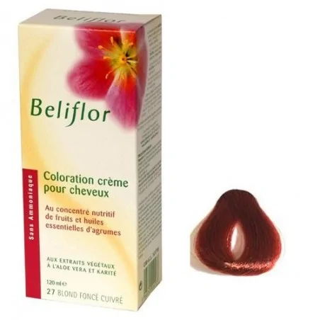 Beliflor UNIDOSE N° 27 BLOND FONCE CUIVRE 120ml