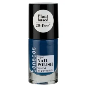 BENECOS NAIL POLISH - NORDIC BLUE - PERMÉABLE À L'EAU ET À L'OXYGÈNE 5ML