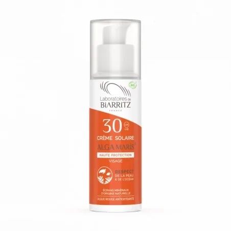 Biarritz ALGAMARIS - Crème solaire Visage SPF30