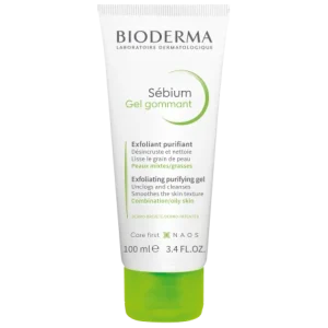 BIODERMA SEBIUM GEL GOMMANT PURIFIANT 100ml Désincruste Et Nettoie