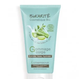Biokarité Gommage Exfoliant Corps BIO - à l'aloe vera et aux billes de jojoba- 150 ml
