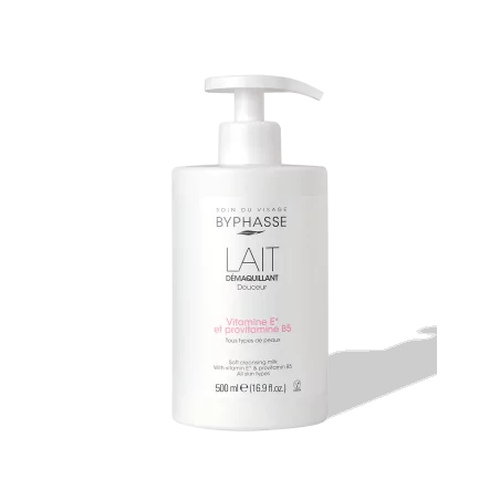 BYPHASSE LAIT DEMAQUILLANT DOUCEUR 500ML