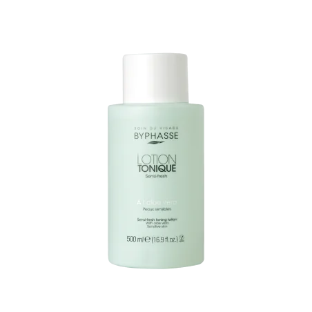 Byphasse Lotion tonique fraîcheur - Aloe vera - Peaux sensibles - 500 ml