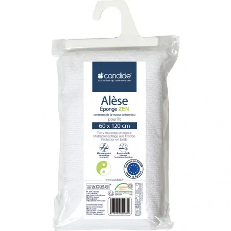 Candide ALESE EPONGE BLANC pour lit 70*140 cm - 232005