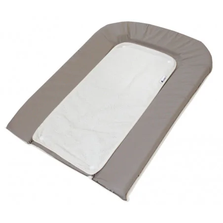 Candide MATELAS À LANGER PVC GRIS AVEC ÉPONGE PRESSIONNÉE + 1 ÉPONGE BLANCHE - 153261