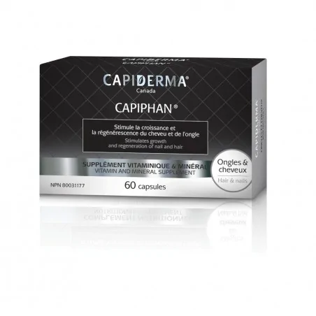 CAPIDERMA CAPIPHAN ONGLES ET CHEVEUX 60 GÉLULES