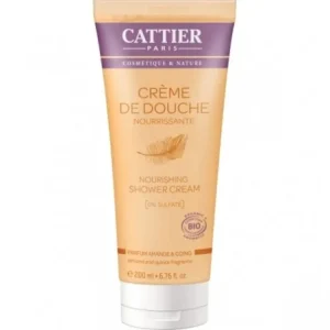 Cattier CREME DE DOUCHE NOURRISSANTE-parfum AMANDE ET COING 200ml