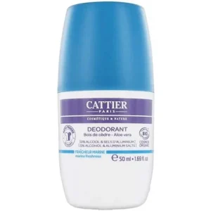 CATTIER Déodorant Aloe vera fraîcheur marine bio 50ml