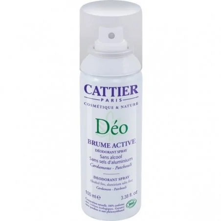 Cattier DEODORANT FEMME BRUME ACTIVE 100ml