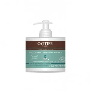 Cattier GEL LAVANT MAINS A L'ARGILE BIO - MENTHE & GRENADE 300ml