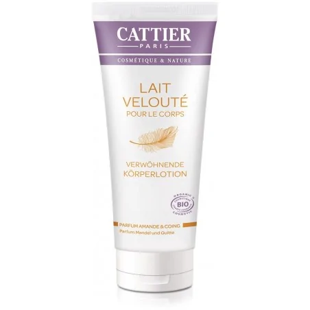 Cattier LAIT VELOUTE POUR LE CORPS-parfum AMANDE ET COING 200ml