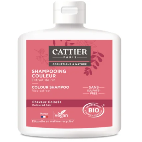 CATTIER SHAMPOOING COULEUR - 0% SULFATE CHEVEUX COLORÉS 250 ML