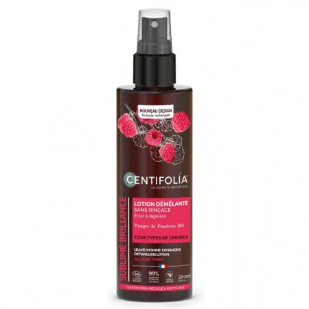 CENTIFOLIA Lotion démêlante sans rinçage framboise 200Ml