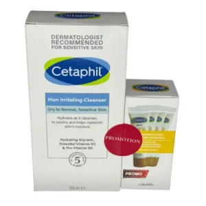 Cetaphil Lotion Nettoyante 200 ml + sun Lotion 4X10ML OFFERTS