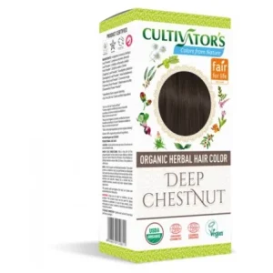 CULTIVATORS ORGANIC HERBAL HIAR COLOR DEEP CHESTNUT