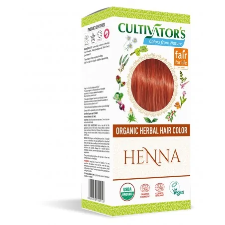 CULTIVATORS ORGANIC HERBAL HIAR COLOR HENNA