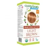 CULTIVATORS ORGANIC HERBAL HIAR COLOR LIGHT BROWN