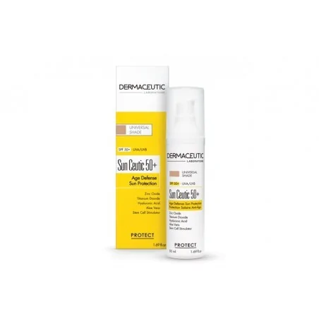 DERMACEUTIC SUN CEUTIC 50+CRÈME SOLAIRE TEINTÉE AGE DÉFENSE 50ML