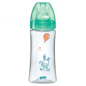 DODIE BIBERON INITIATION+ 330ML VERT VALENTIN +6 M TET RONDE 3 VIT D3