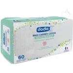 DODIE MAXI CARRÉS COTON 3EN1 SIEGE VISAGE MAINS 100% COTON X60U