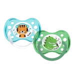 DODIE SUCETTE ANATOMIQUE 28 +6M DUO TIGRE/DINOSAURE