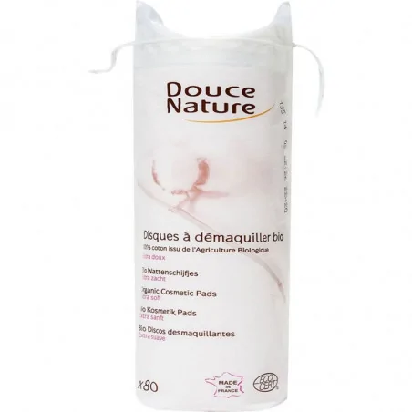 DOUCE NATURE DISQUES A DEMAQUILLER 80U