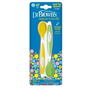 DR BROWNS CUILLERE A POINTE SOUPLE PACK DE 2