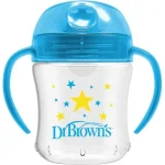 DR BROWNS GOBLET TRANSITION AVEC POIGNEES 6 MOIS + 180 ML