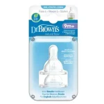 DR BROWNS TETINE COLE ETROIT NIVEAU 4 9MOIS+ PACK DE 2