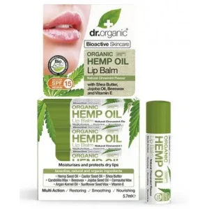 DR.ORGANIC Baume à Lèvres à l’Huile de Chanvre 5,7Ml